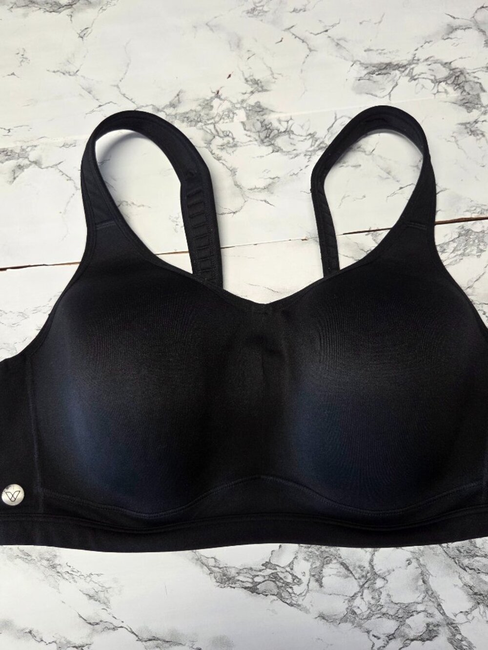 Livi Active Lane Bryant 42D Black Full Coverage Underwire Adjustable Bra